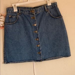 ASOS denim skirt